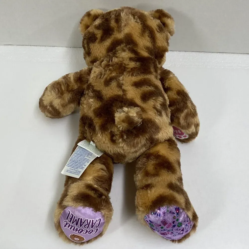 Build A Bear Girl Scout Coconut Caramel Cookie Bear w/swirly coconut caramel fur